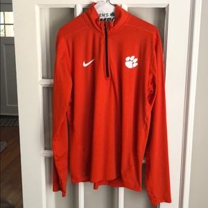 Clemson Nike Dry Fit Quarter Zip. Offers welcome